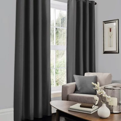 Faux Silk (eyelet) Curtains
